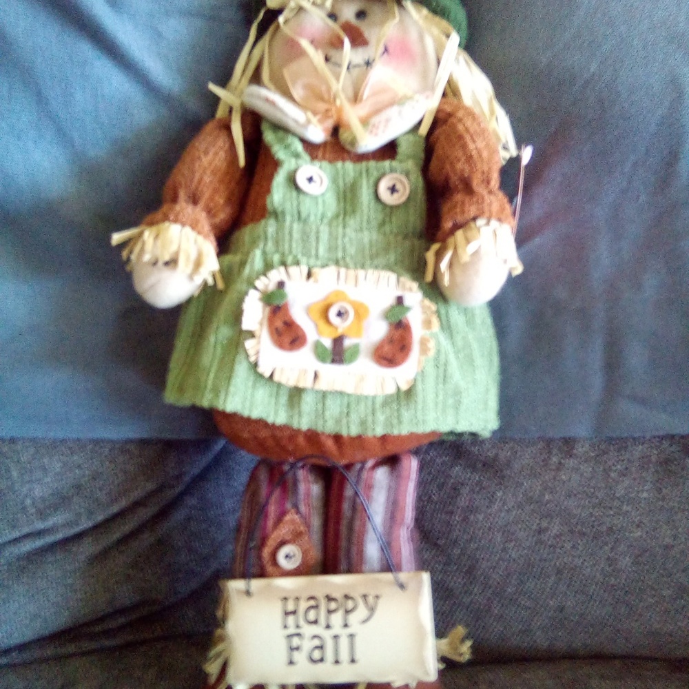 Fall scarecrow lady